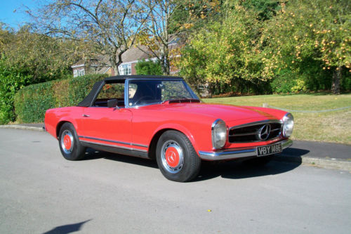 1967 mercedes 250sl pagoda roadster classic car 1