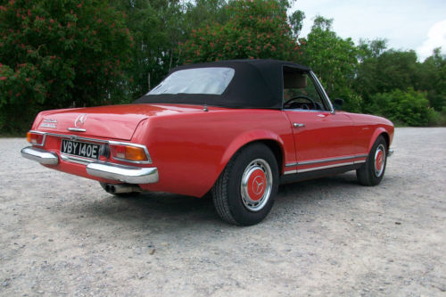 1967 mercedes 250sl pagoda roadster classic car 4