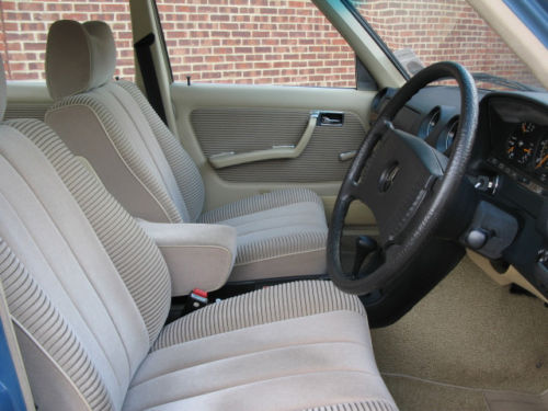 1978 mercedes benz 280e saloon interior 1