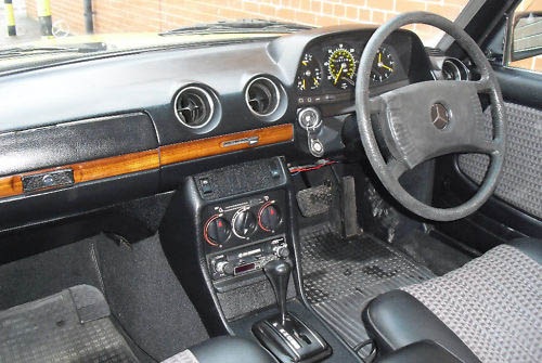 1978 mercedes 280 e auto interior 1