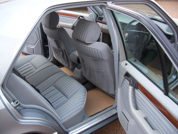 1990 Mercedes-Benz W124 230E Rear Interior