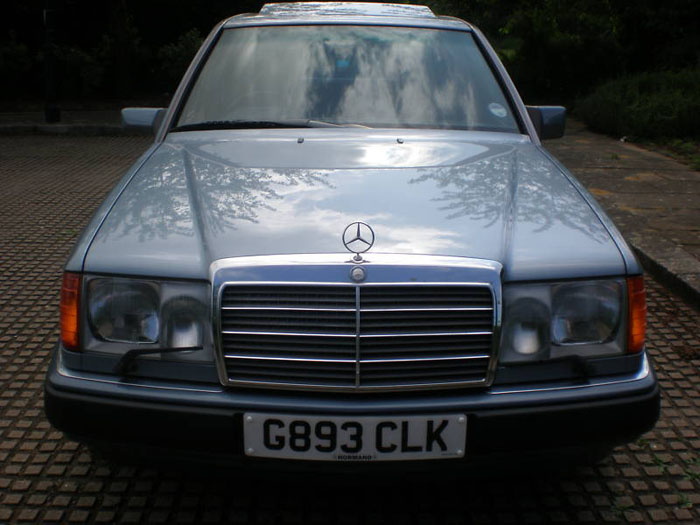 1990 mercedes 260e auto blue 2