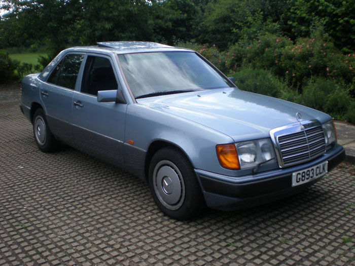 1990 mercedes 260e auto blue 3