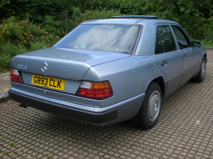 1990 mercedes 260e auto blue 6