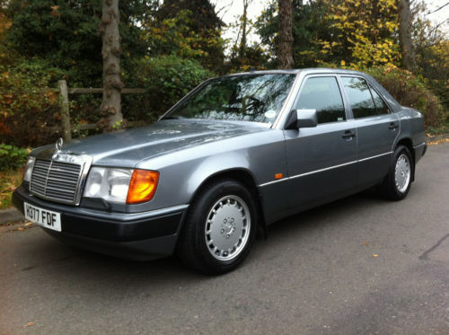 1990 mercedes 260e auto pearl grey metallic w124 1