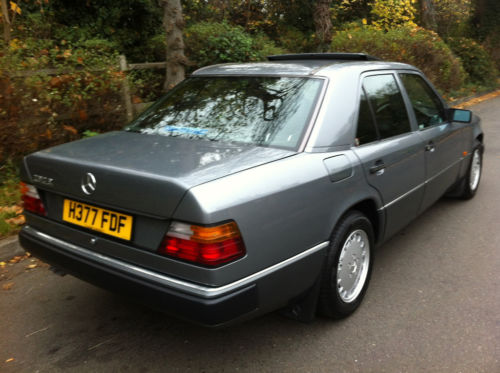 1990 mercedes 260e auto pearl grey metallic w124 4