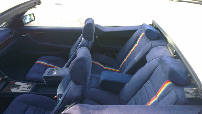 1986 Mercedes-Benz W126 500 SEC Magic Top Special Interior 1