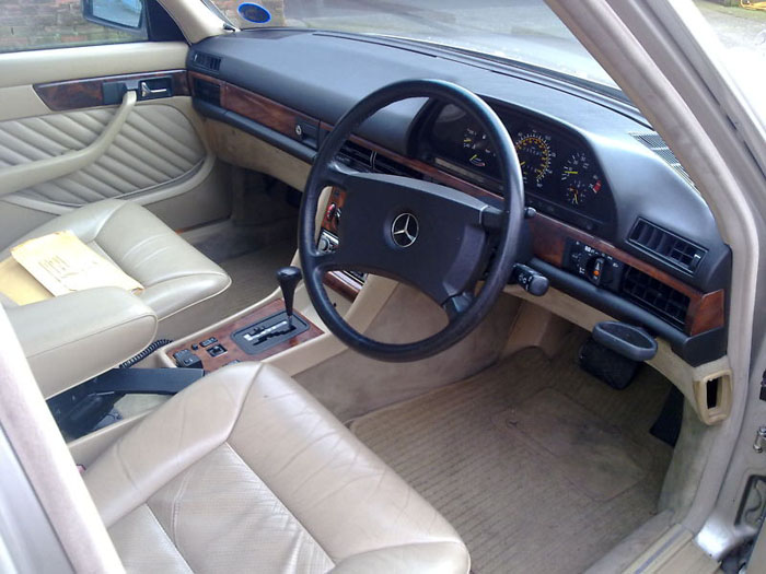 1989 mercedes 300se auto smoke silver interior