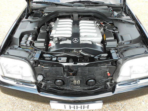1992 Mercedes-Benz W140 600 SEL V12 LWB Engine Bay