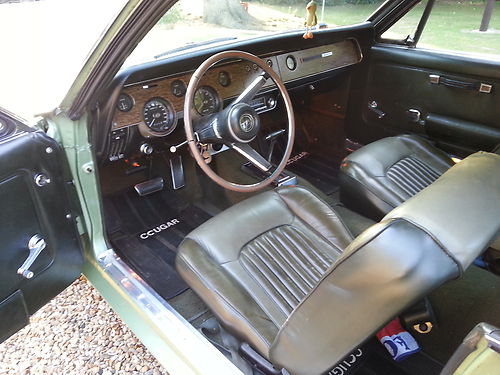 1967 Mercury Cougar XR7 302 V8 Front Interior
