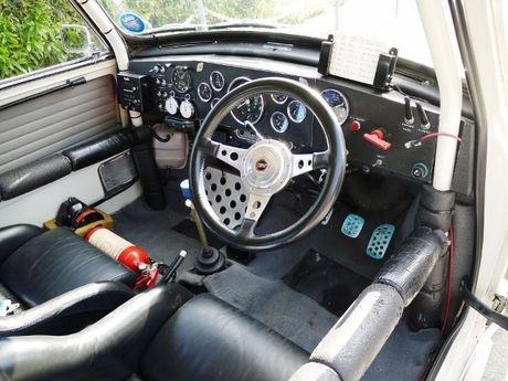 1962 mini cooper mk1 s rally prepared interior