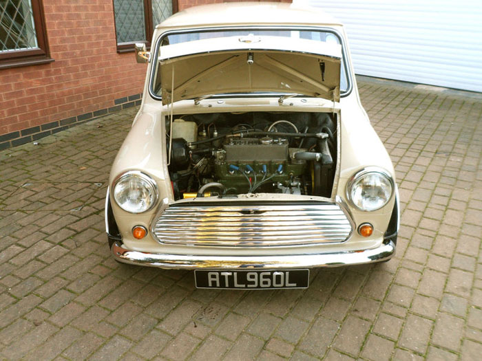 1971 mini cooper s mk3 engine bay 1