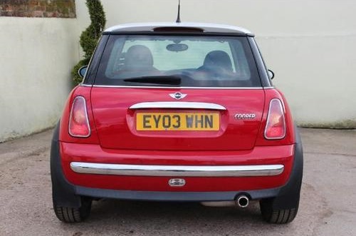 2003 mini cooper 1.6 auto back