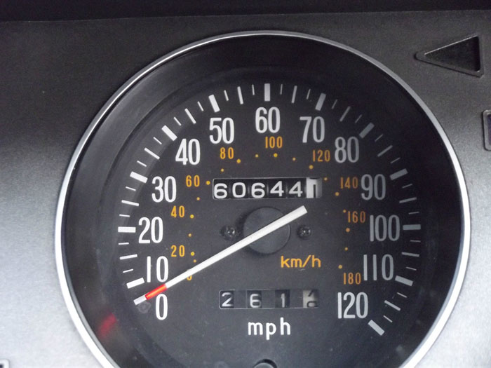 1979 Mitsubishi Colt Sapporo GSR Speedometer