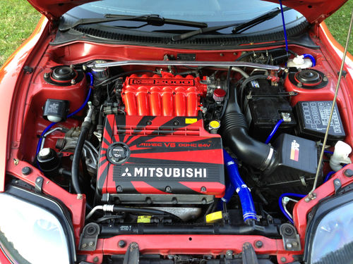 1995 Mitsubishi FTO GPX Mivec 2.0l V6 Tiptronic Engine Bay