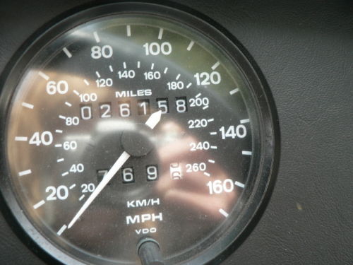 1992 morgan 4 4 2 seater ivory pearl speedometer