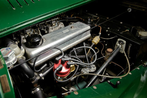 1961 Morgan Plus 4 Super Sport Engine Bay 1