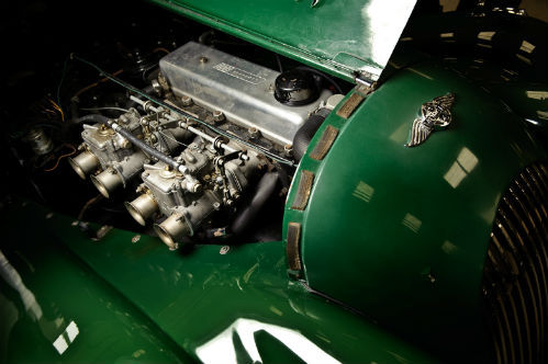 1961 Morgan Plus 4 Super Sport Engine Bay 2
