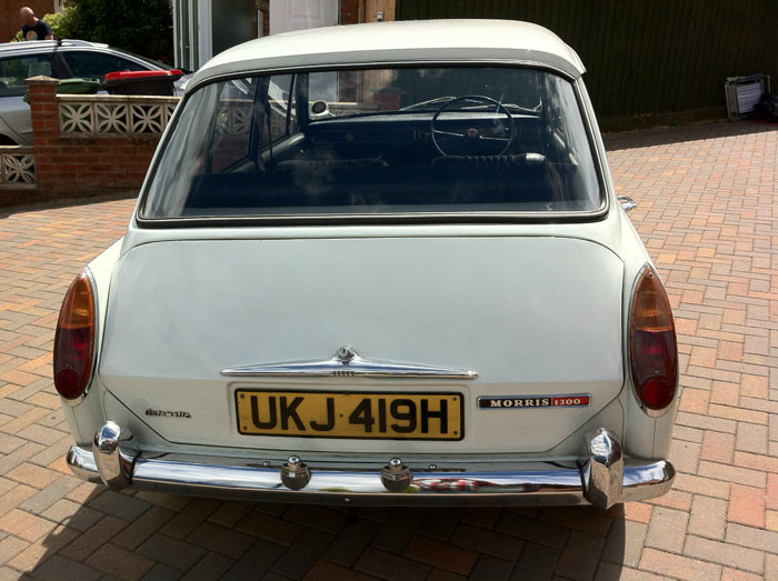 1970 Morris 1300 Mk2 Back