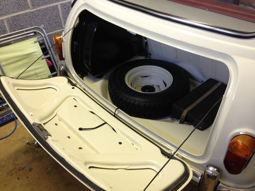 1961 Morris Mini Minor MK1 Deluxe Boot Floor Spare Wheel