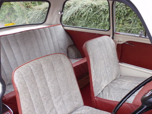 1961 Morris Mini Minor MK1 Deluxe Seats