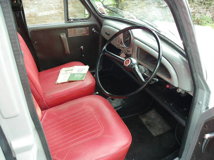 1967 morris minor van interior 1