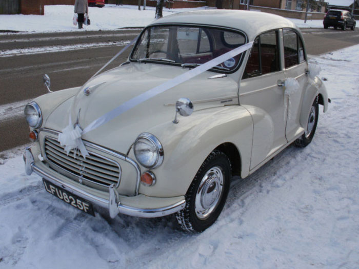 1967 morris minor 1000 white 3