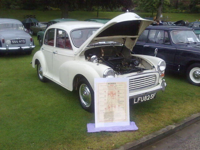 1967 morris minor 1000 white 4