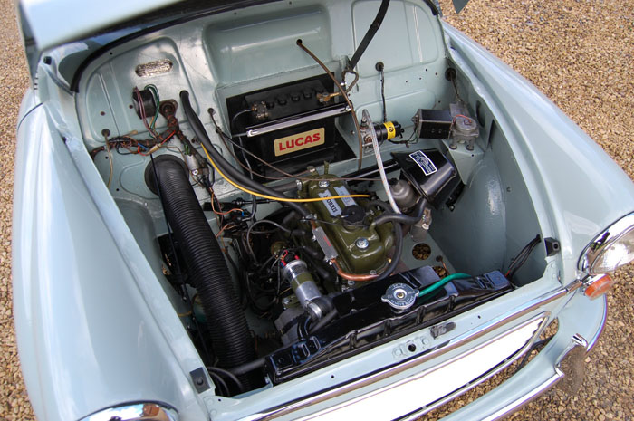 1968 Morris Minor Traveller Engine Bay