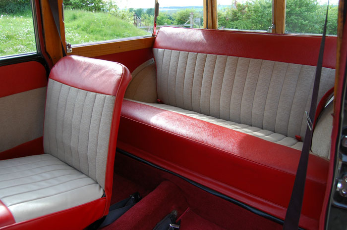 1962 Morris Minor Traveller Rear Interior