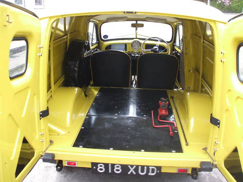 1955 morris minor split screen van interior 1