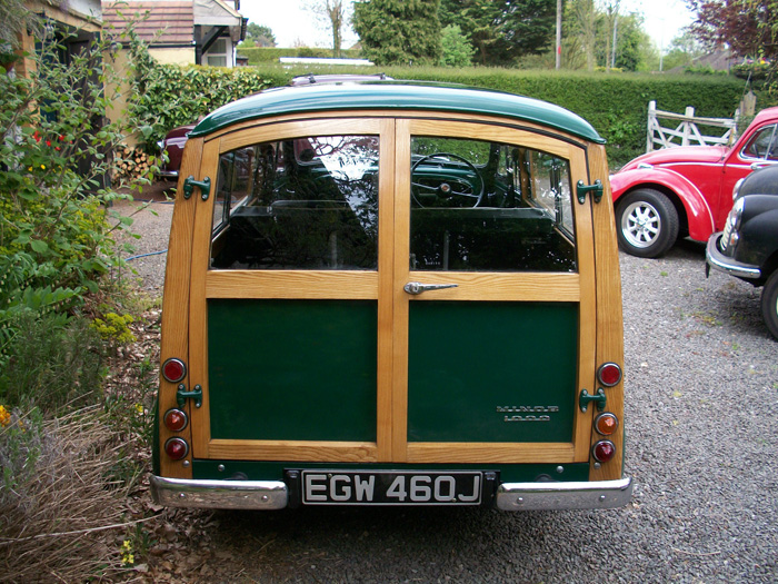 1970 Morris Minor 1000 Traveller Back