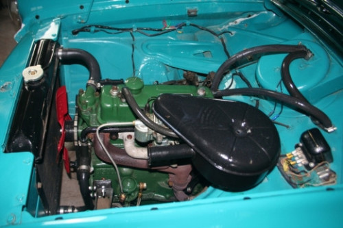 1957 nash metropolitan engine bay 1