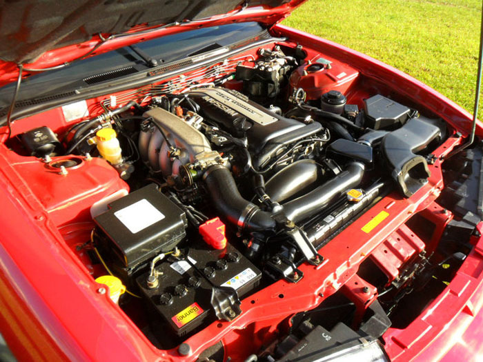 2000 nissan 200sx engine bay