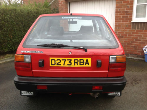 1987 Nissan Micra 1.0 SGL 4