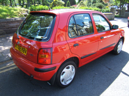 1998 nissan micra 1.3 16v gx auto 5 dr 5