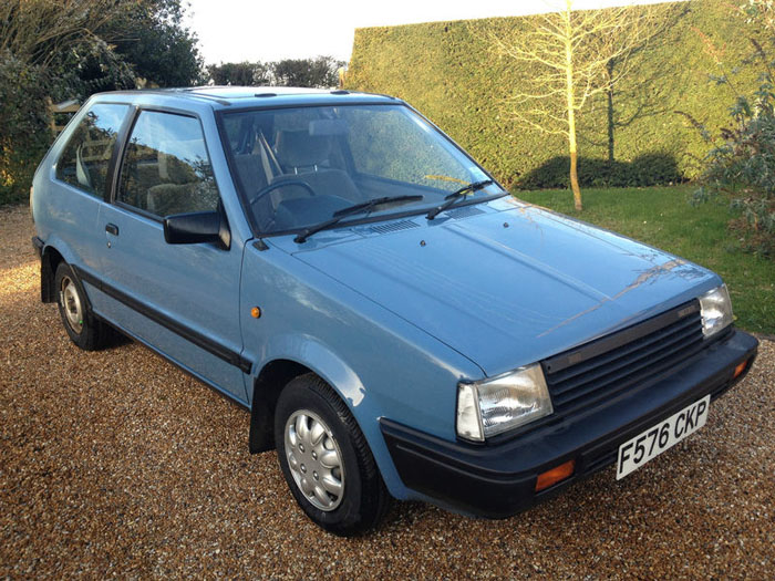 1988 nissan micra gsx auto blue 1