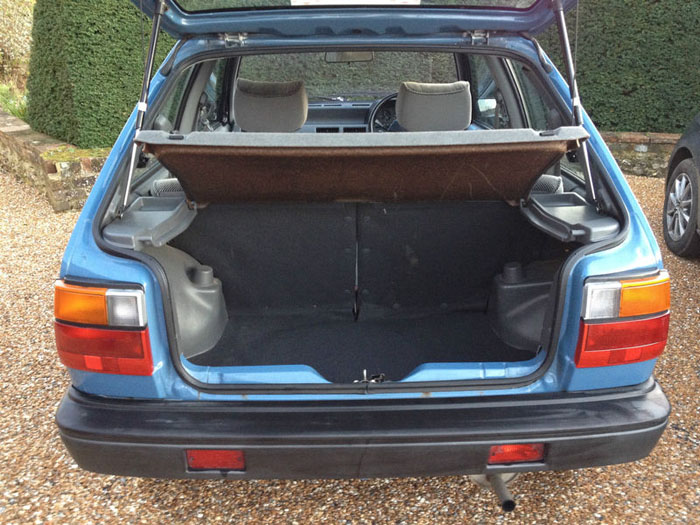 1988 nissan micra gsx auto blue boot