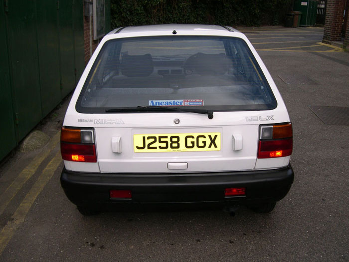 mint 1992 automatic nissan micra back