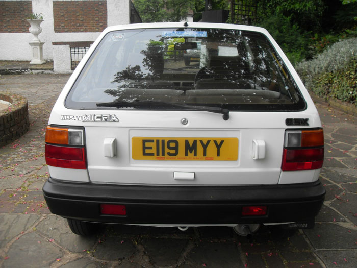 1988 Nissan Micra GSX Back