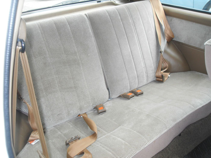1988 Nissan Micra GSX Rear Seats