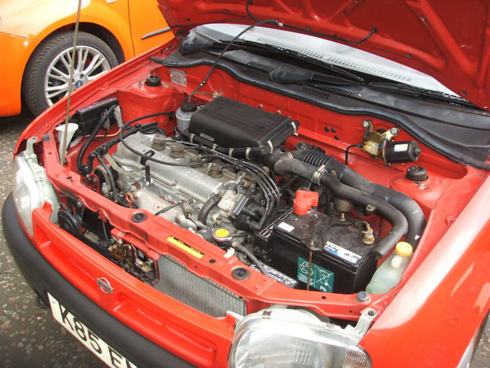 1993 nissan micra 1l engine bay