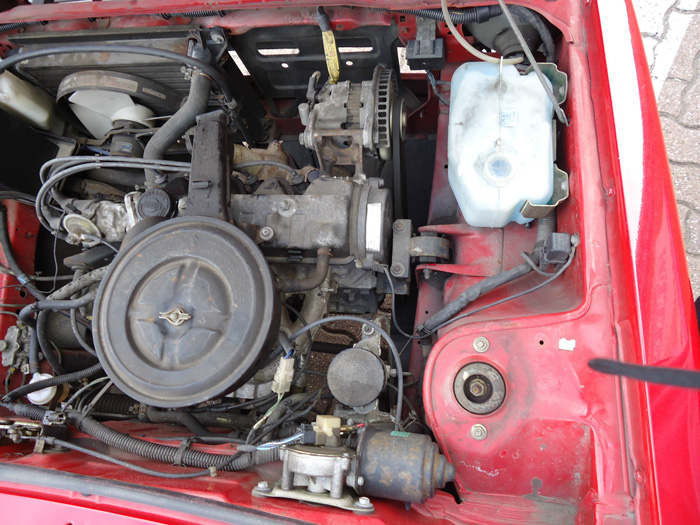 1986 Nissan Micra Colette Engine Bay