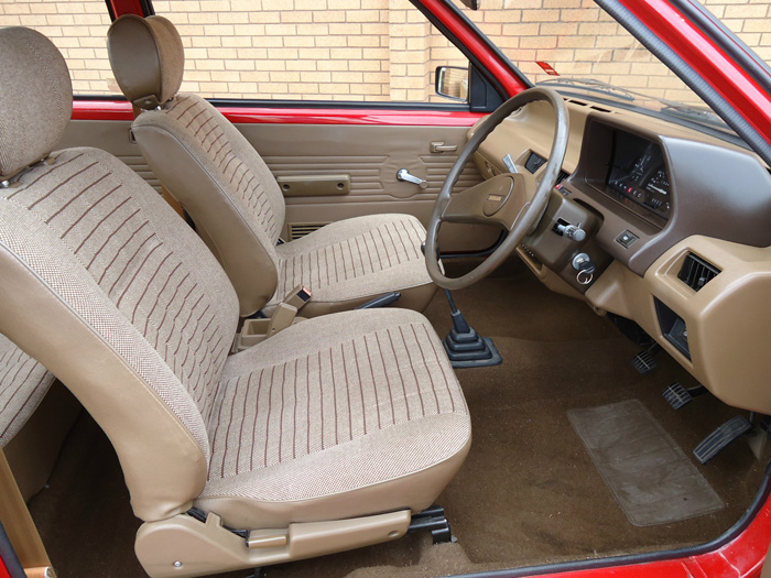 1986 Nissan Micra Colette Front Interior