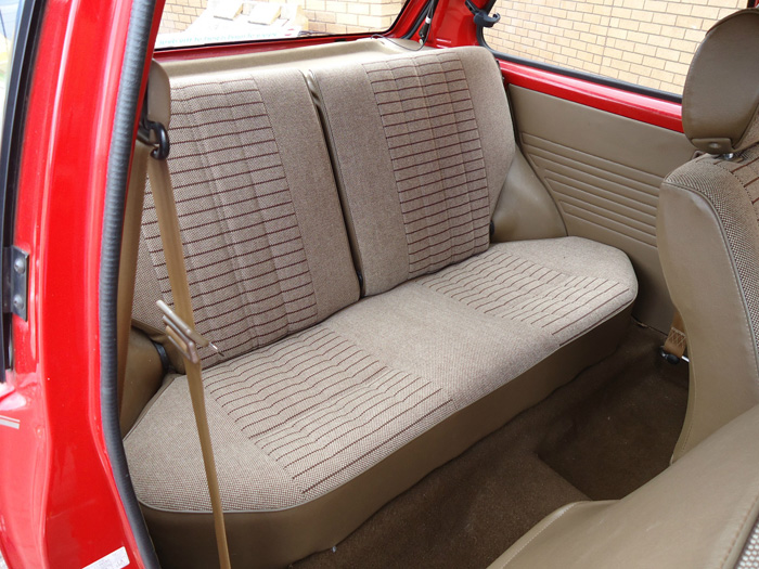 1986 Nissan Micra Colette Rear Interior