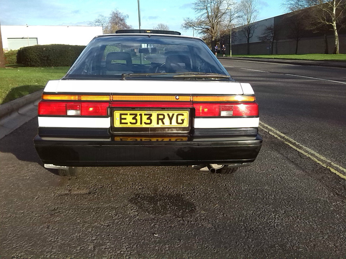 1987 Nissan Sunny 1.6 SLX Coupe Back