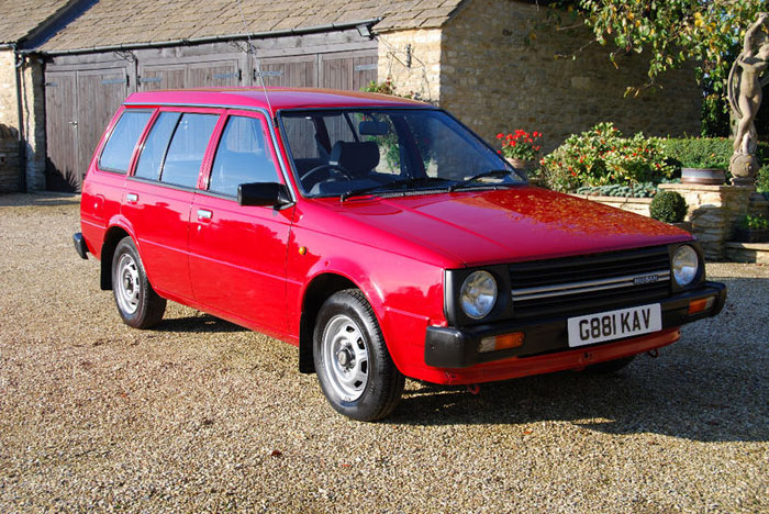 1989 nissan sunny 1.3dx 4 door estate 1