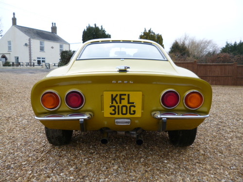 1969 Opel GT Back