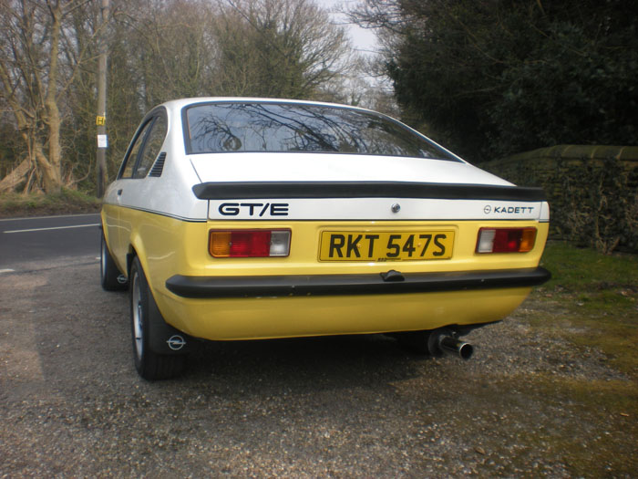 1978 Opel Kadett GTE C Coupe Back