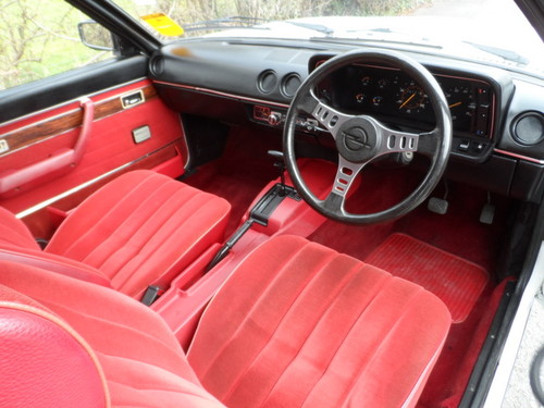 1978 Opel Manta 1.9 SR Berlinetta Coupe Front Interior